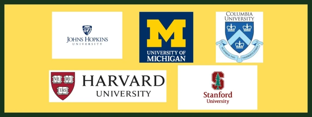 Tier 1 Programs (Most Prestigious) for Masters in Health Informatics in USA