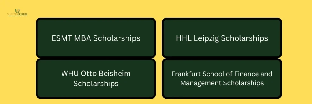 MBA Scholarships for International Students in Germany