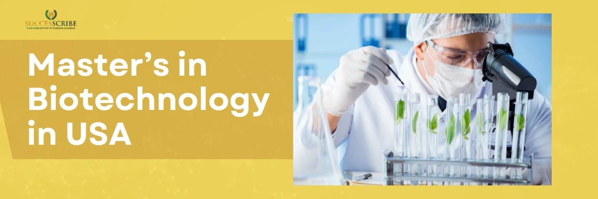 Masters in Biotechnology in USA