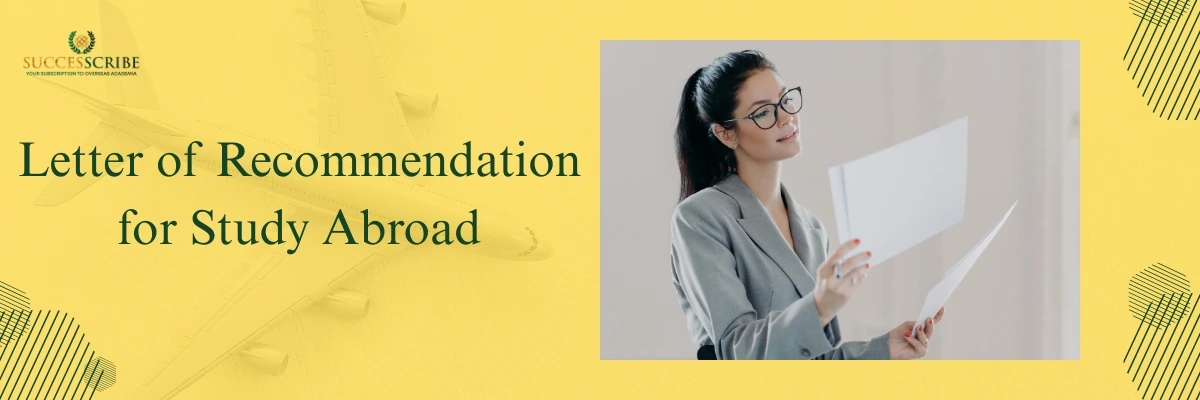 letter of recommendation for study abroad