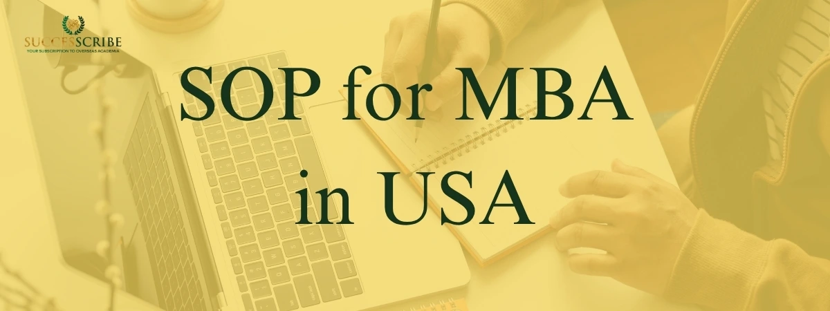 SOP for MBA in USA