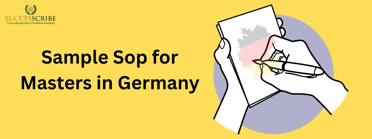 Sample SOP for Masters in Germany