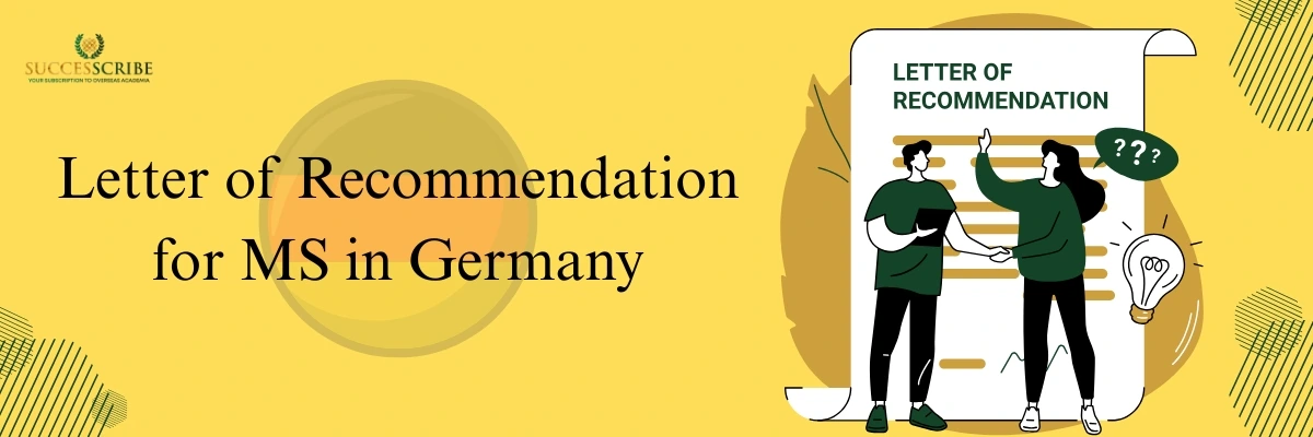 letter of recommendation for MS in Germany