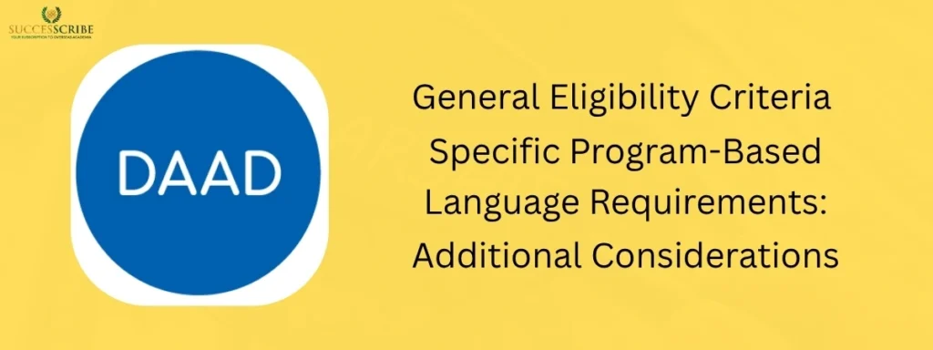 DAAD Scholarships Eligibility Criteria for Indian Students