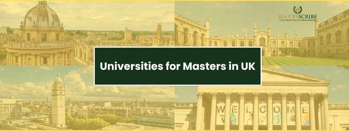 Universities for masters in UK