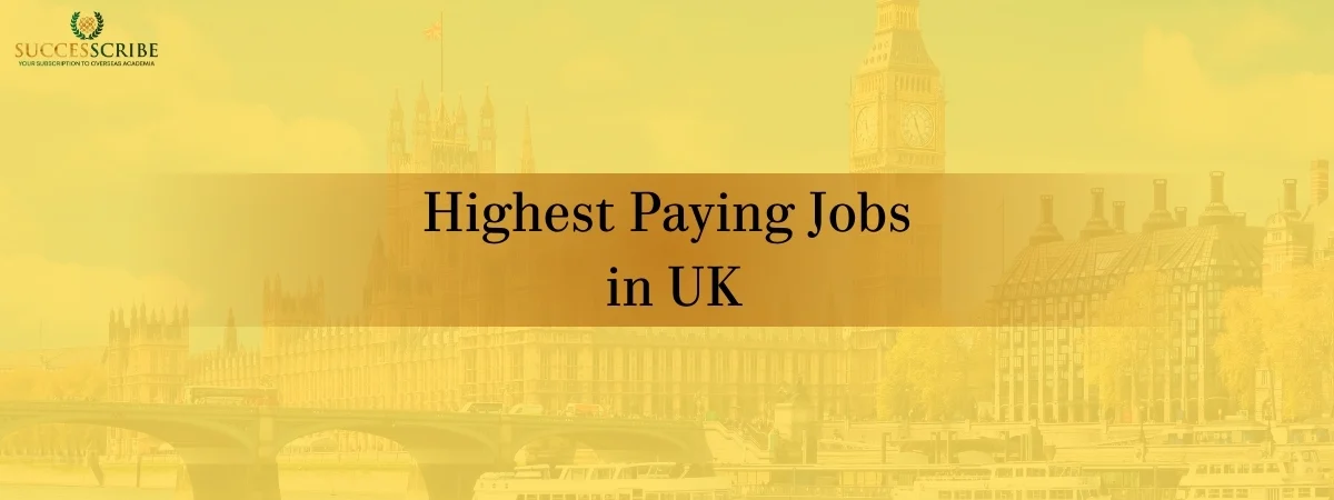 Highest paying jobs in UK