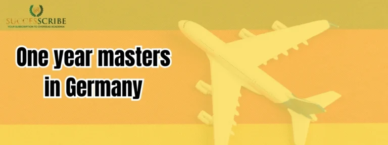 One year masters in germany