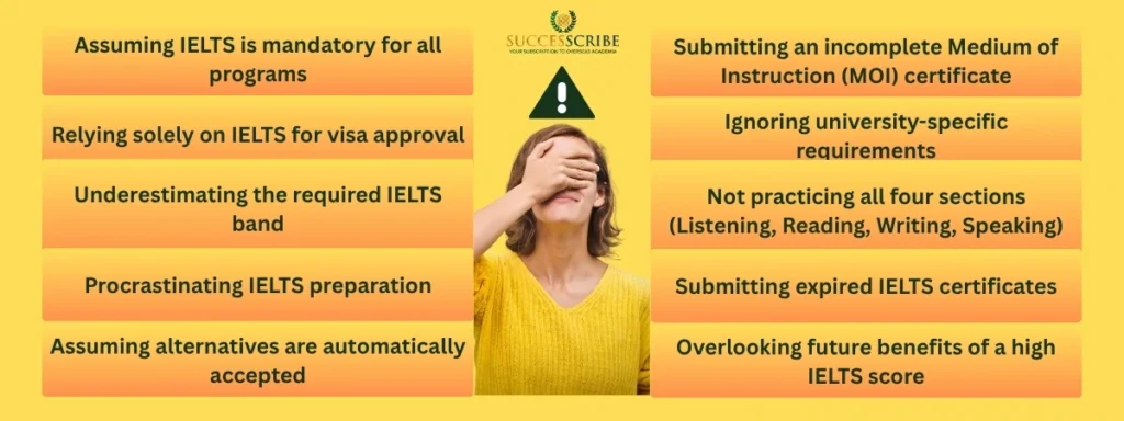 Common Mistakes Students Make Regarding IELTS for Germany