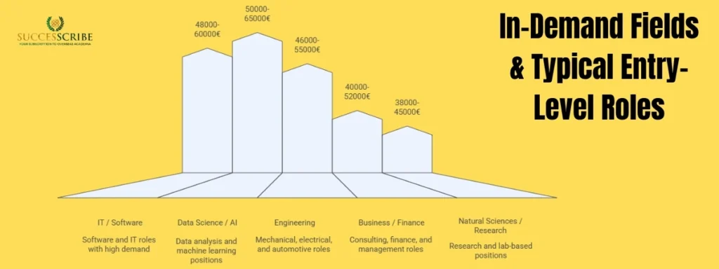 In-Demand Fields & Typical Entry-Level Roles