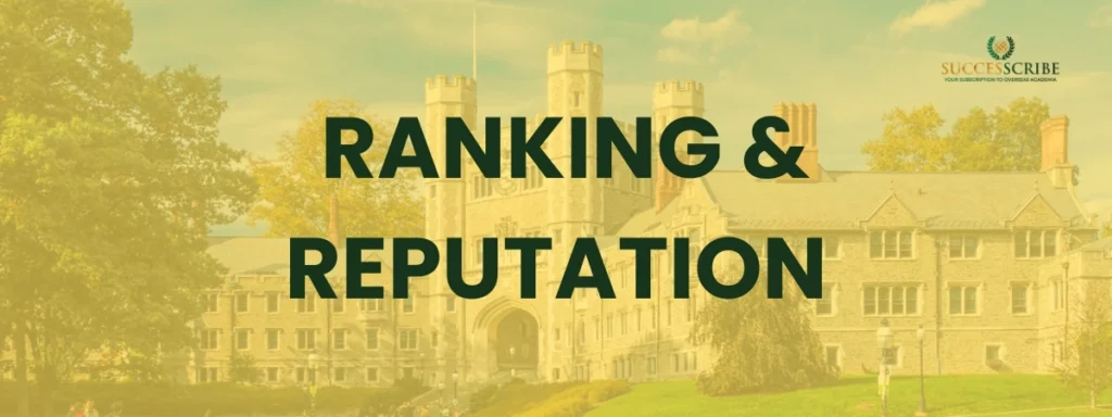 Ranking & Reputation_ Princeton University