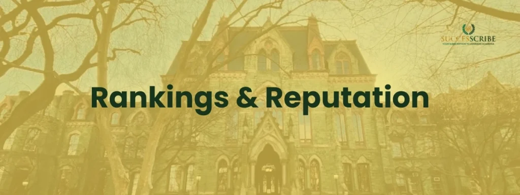 Rankings & Reputation of the University of Pennsylvania