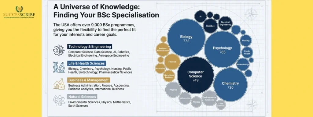 Types of Bachelor of Science Degrees in the USA