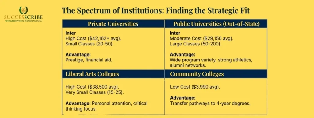 Types of Institutions Offering Bachelor's Degrees