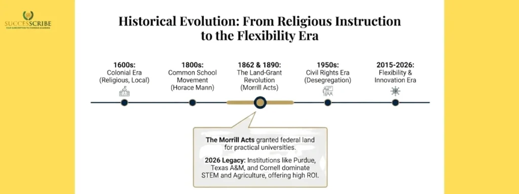Historical Evolution of Education in the USA