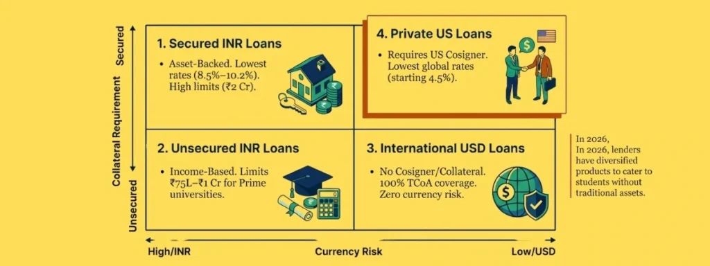 Types of Education Loans for the USA