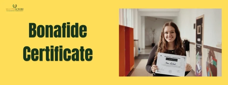 Bonafide Certificate