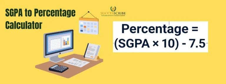 SGPA to Percentage Calculator