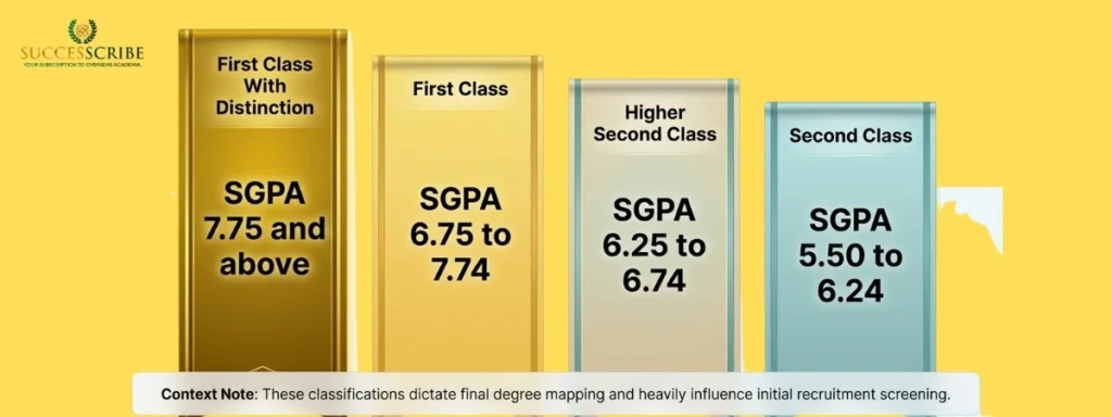 SGPA to Percentage Conversion Chart