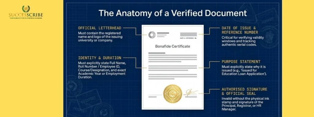 Sample Bonafide Certificate Format (Template)