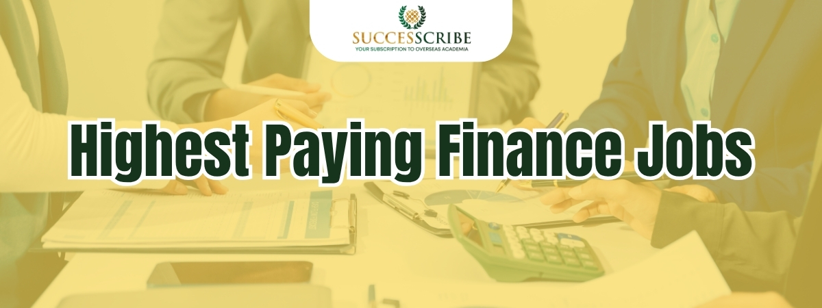 Highest Paying Finance Jobs