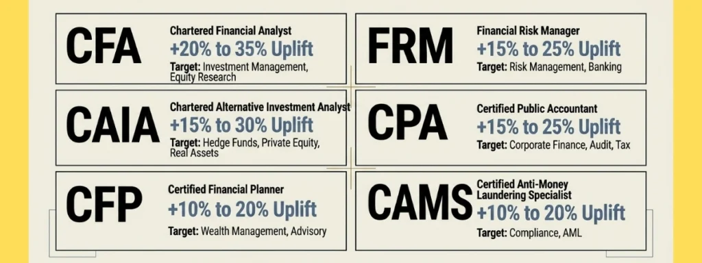 Most In-Demand Finance Certifications (and Their Salary Impact)