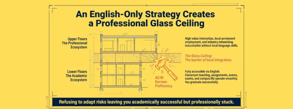 English Gets You In, German Gets You a Job