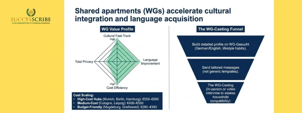 Shared Private Apartments (WG - Wohngemeinschaft)