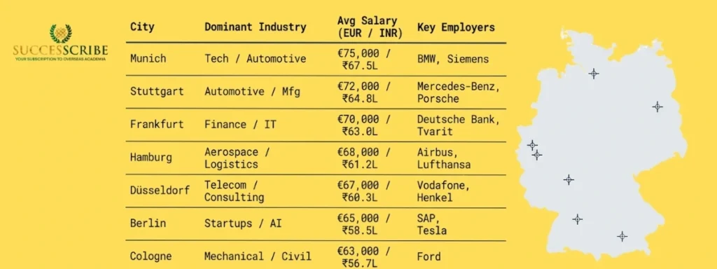 Best Cities in Germany for Engineering Wealth