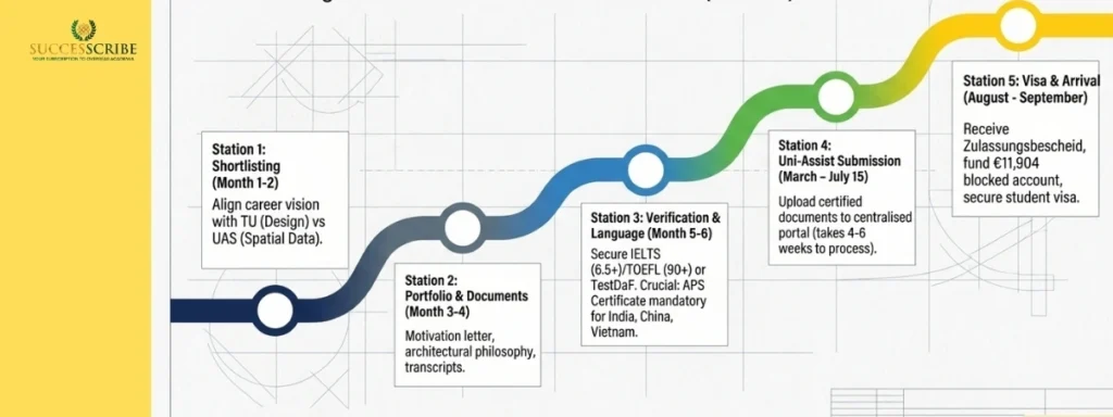 Step-by-Step Application Roadmap for Urban Planning Masters in Germany