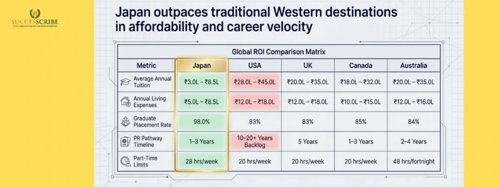Direct Comparison_ Japan vs. USA, UK, Canada & Australia