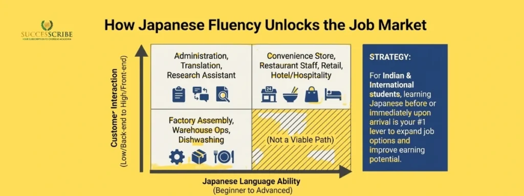 Japanese Language Requirements for Student Jobs