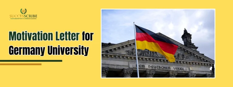 Motivation Letter for Germany University